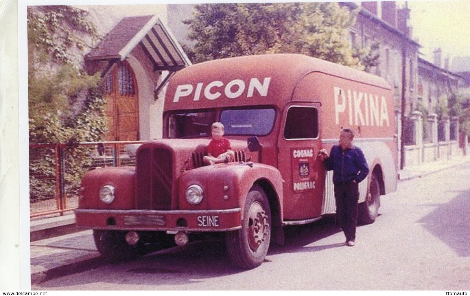 Camion Citroen  -  Publicitaire Pour La Marque 'Picon Pikina'   -  15x10 PHOTO - Trucks, Vans &  Lorries