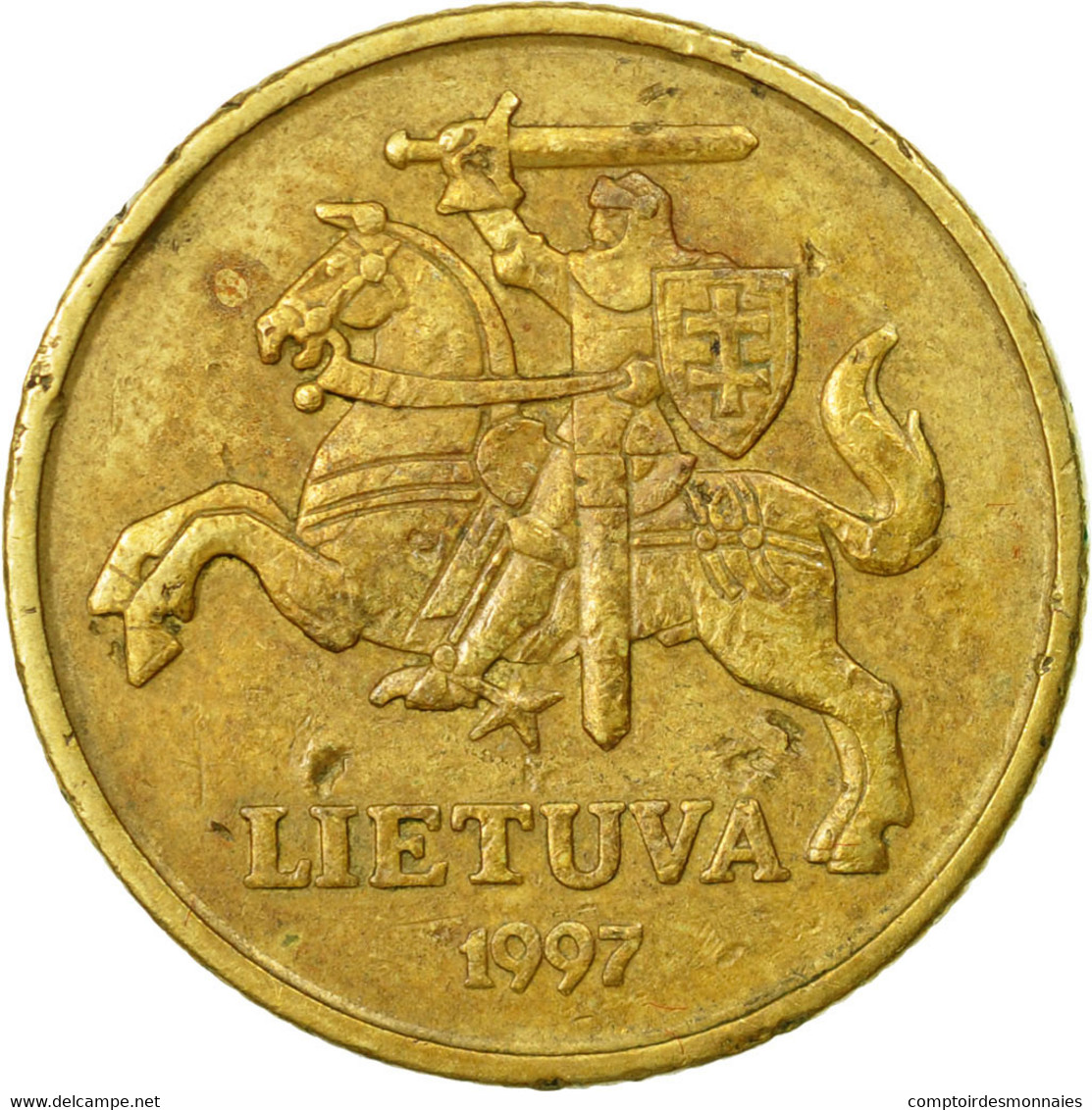 Monnaie, Lithuania, 20 Centu, 1997, TTB, Nickel-brass, KM:107 - Lituanie