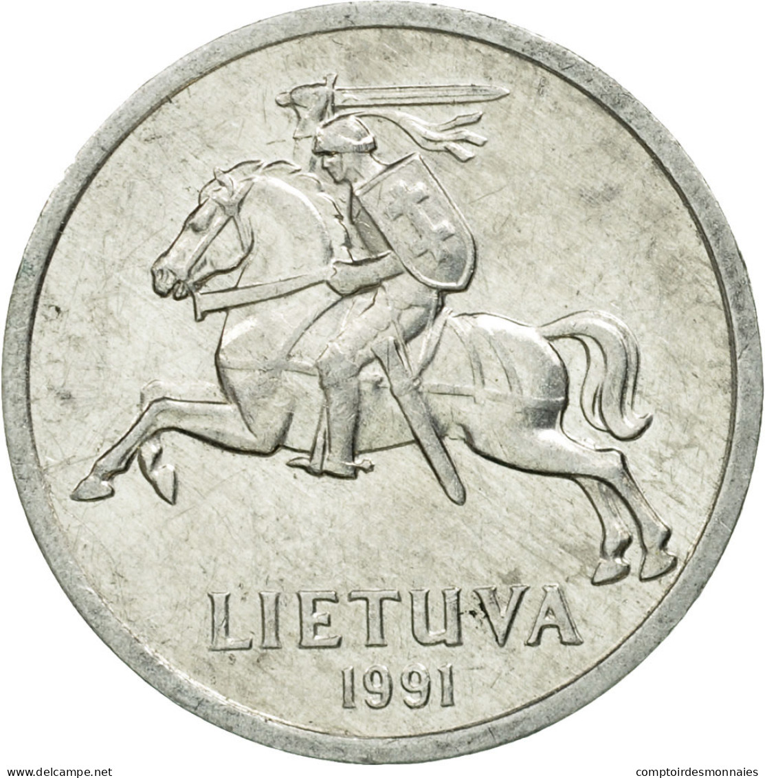 Monnaie, Lithuania, Centas, 1991, TTB, Aluminium, KM:85 - Litauen