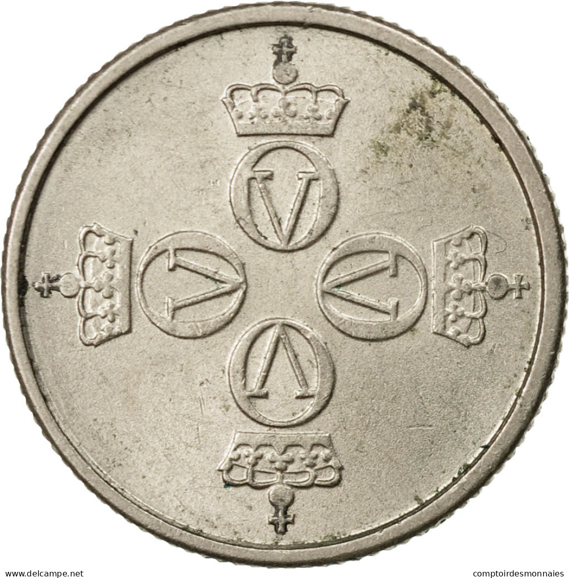 Monnaie, Norvège, Olav V, 25 Öre, 1977, TTB, Copper-nickel, KM:417 - Norvège