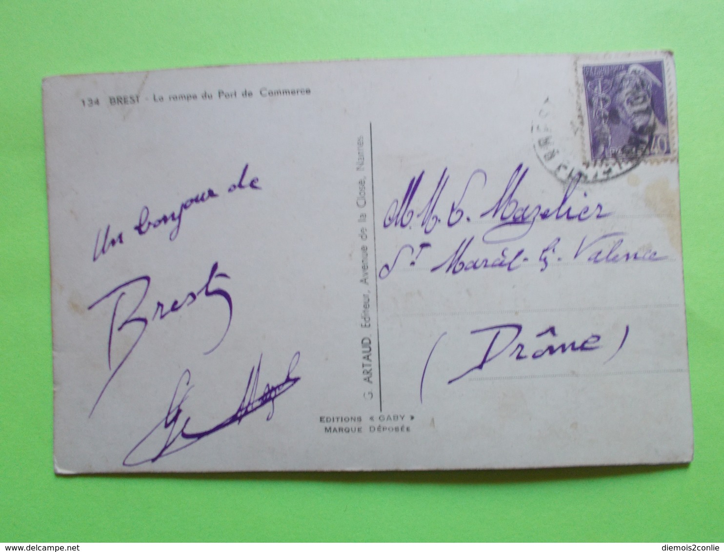 Carte Postale - BREST (29) - La Rampe Du Port De Commerce (2432) - Brest