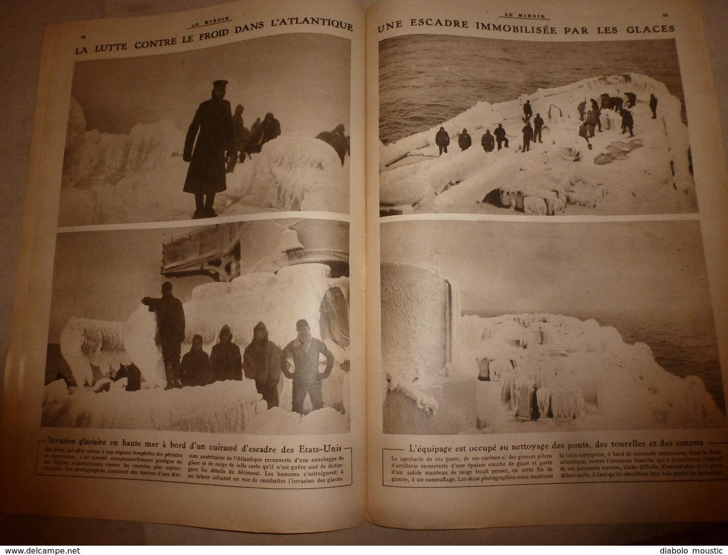 1919 LE MIROIR:Nos chasseurs à Essweiler;Berlin;Bruges;Cologne;Désastre au BEMBRIDGE LEDGE;Chasse des sous-marins;etc