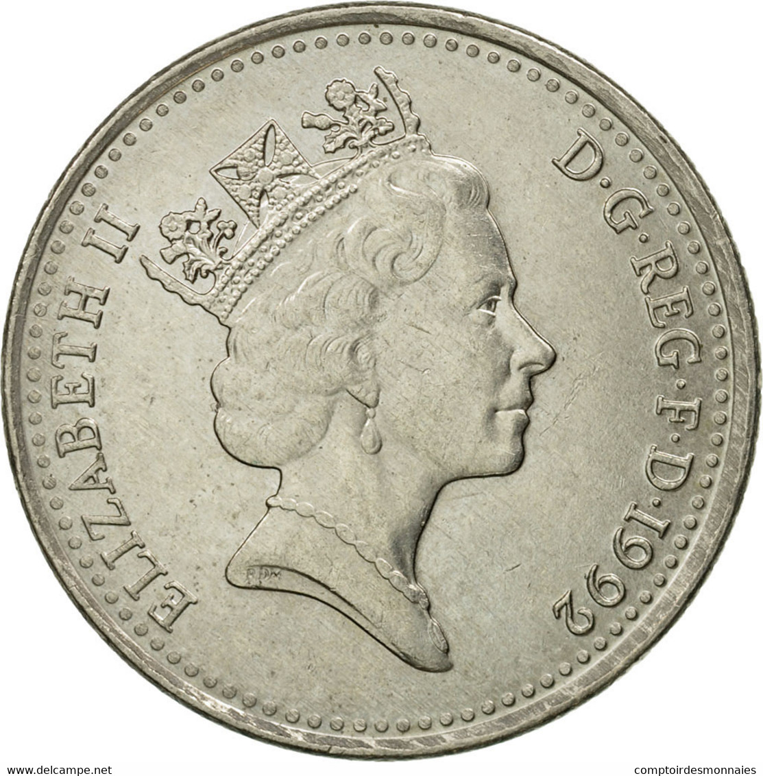 Monnaie, Grande-Bretagne, Elizabeth II, 10 Pence, 1992, SUP, Copper-nickel - 10 Pence & 10 New Pence