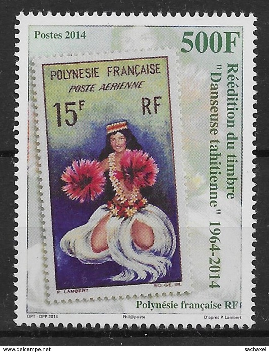 2014  Polynésie Française N° 1077  Nf** . MNH . Danseuse Tahitienne . - Neufs