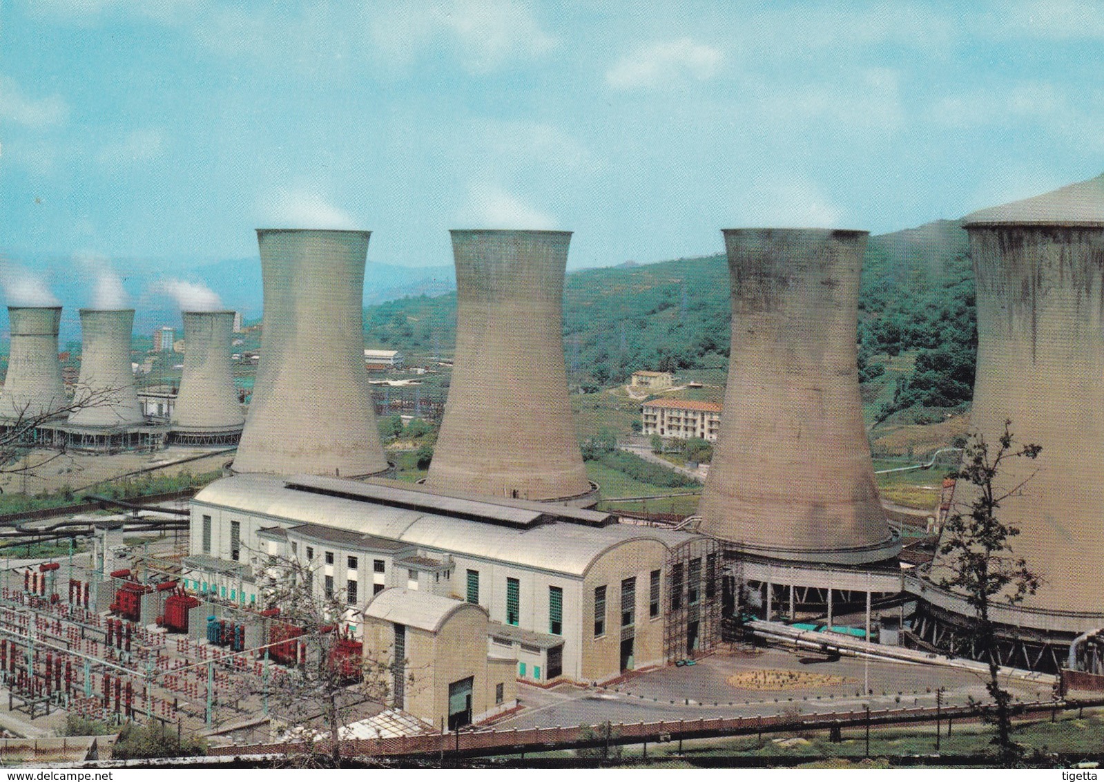 LARDERELLO CENTRALI GEOTERMOELETTRICHE N° 2 E N 3 NON VIAGGIATA - Pisa