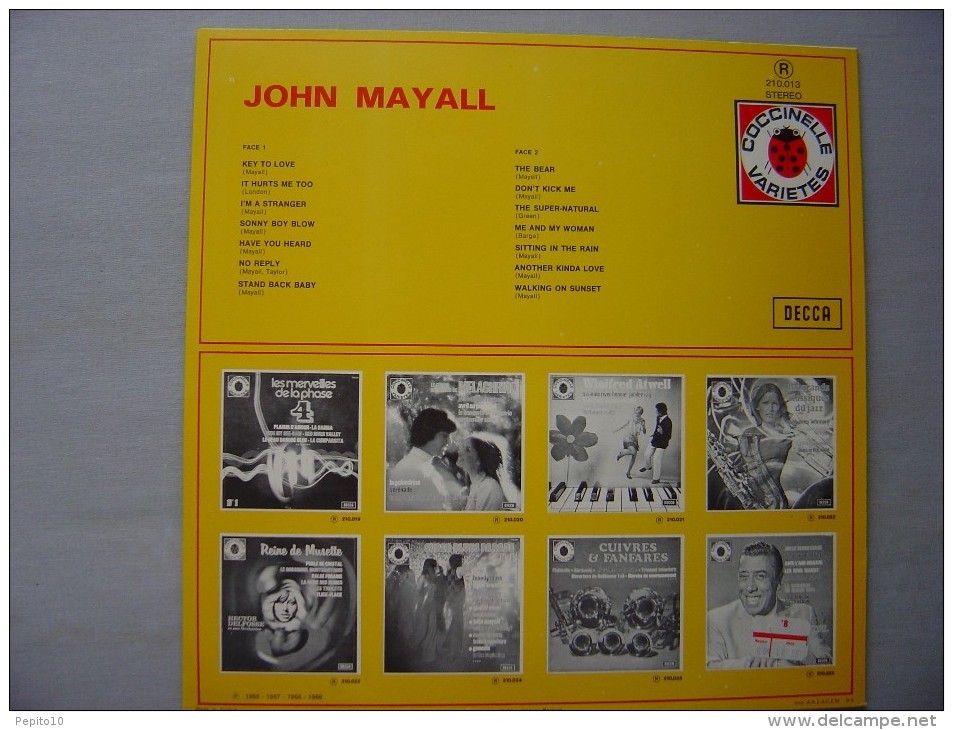 Vinyle---John MAYALL : Key To Love   (LP En TB état) - Blues