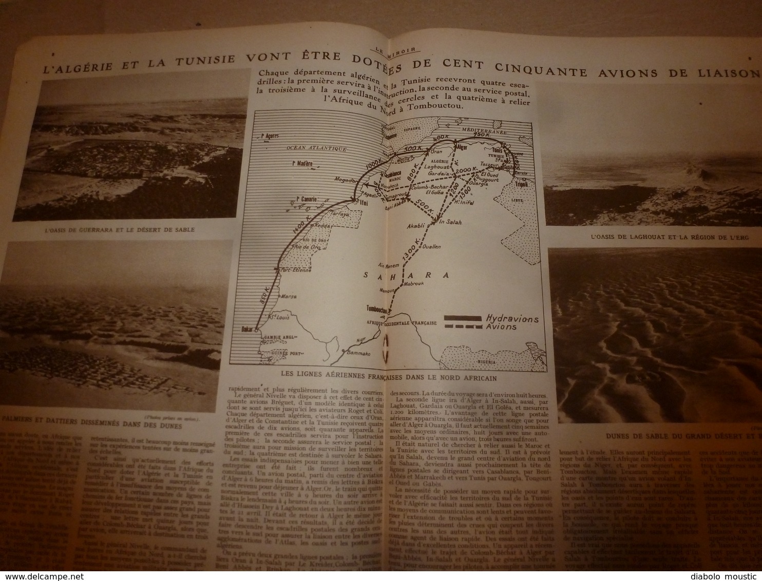 1919 LE MIROIR:Famine en Russie;Les tziganes de Hongrie;Le dirigeable anglais R34;Invasion de sauterelles au Sahara;etc