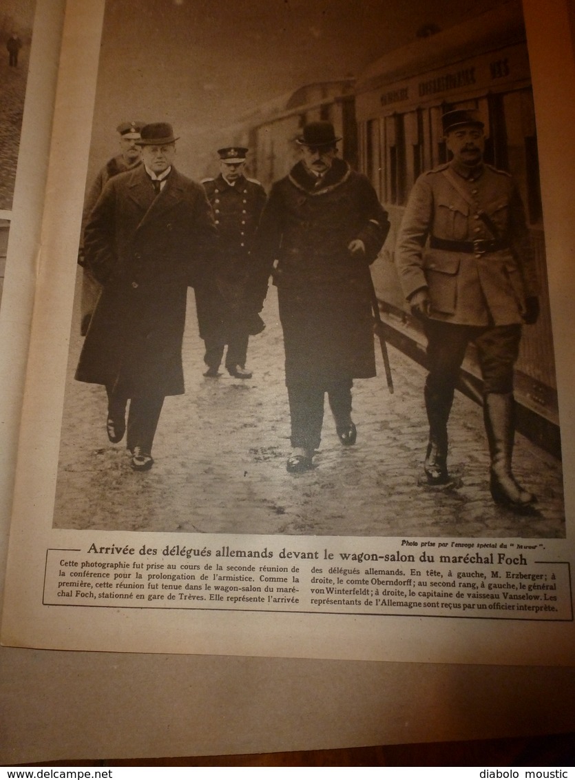 1919 LE MIROIR:Le Pilote De La Malle Aérienne Owen Edmunds;Le Cuirassé PENNSYLVANIA Sur L'Udson; Andrinople; Etc - Français