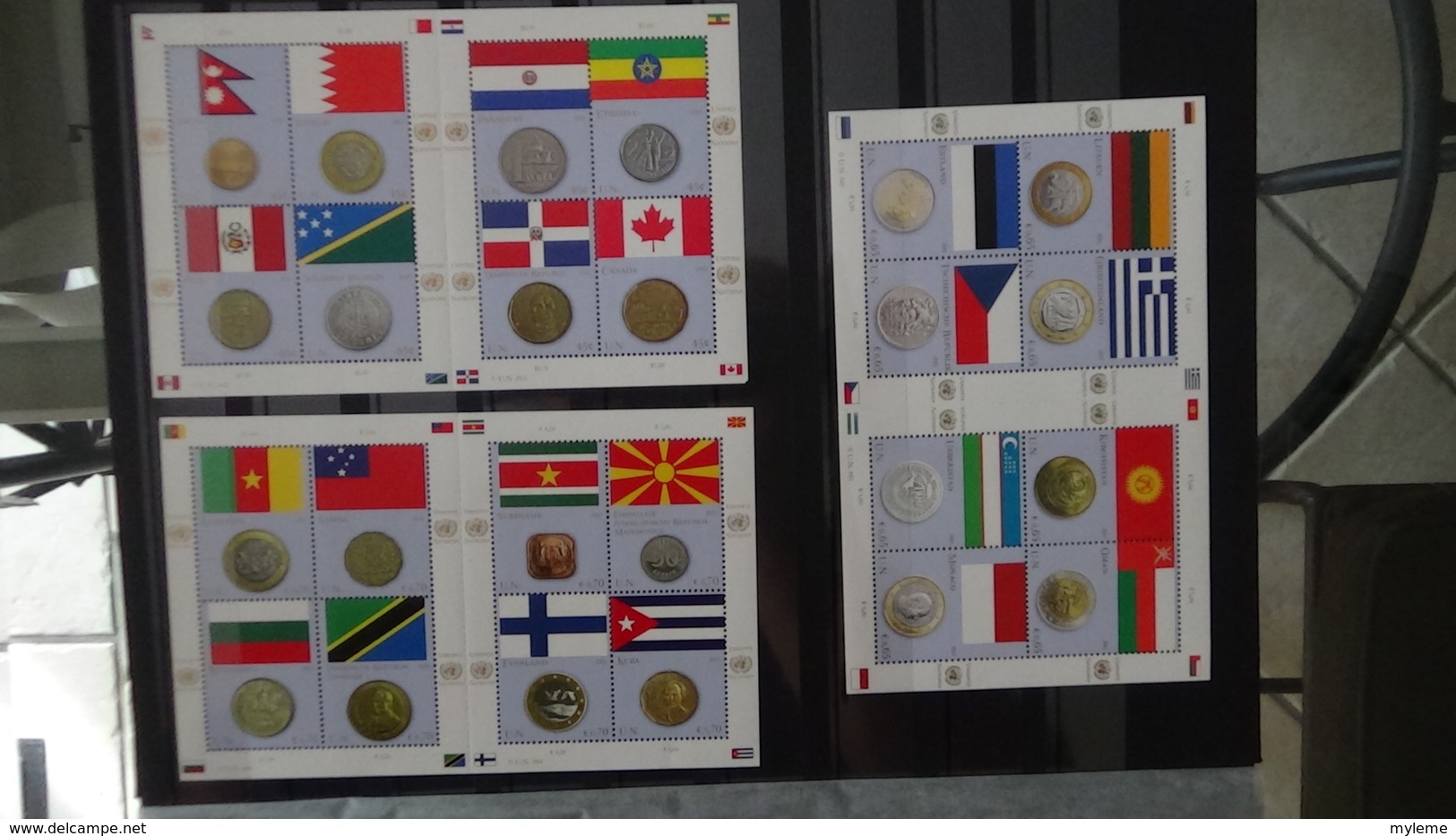 Dispersion d'une grosse collection timbres et blocs ** Nations Unies tous bureaux. Superbe !!!