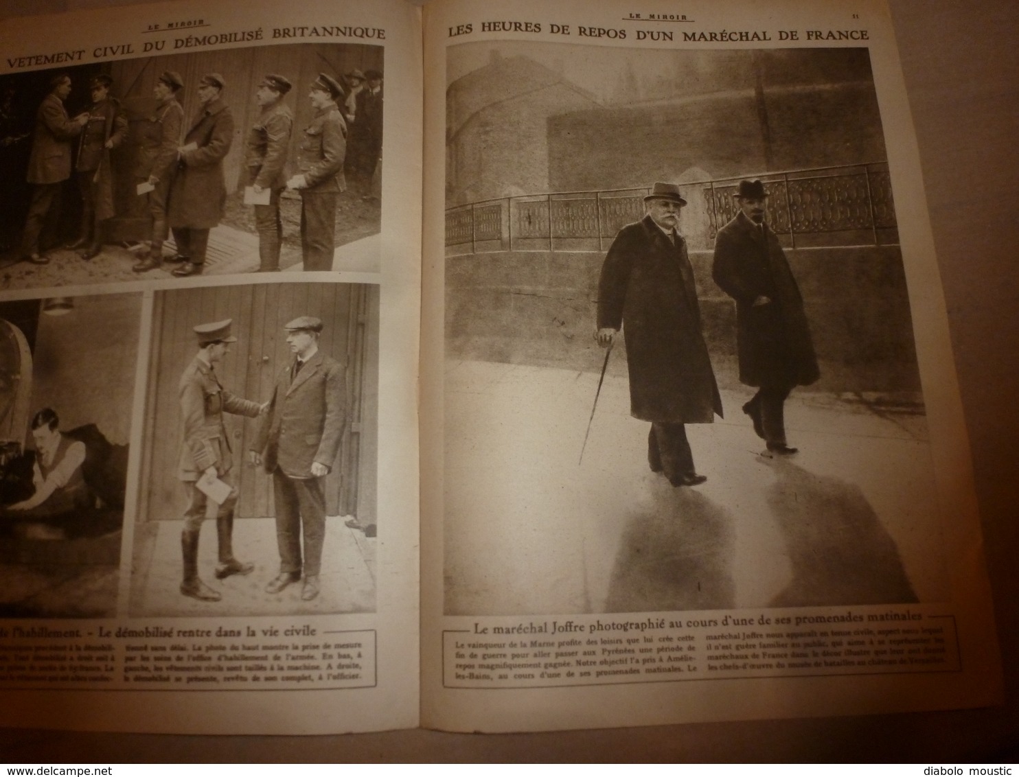 1919 LE MIROIR:Yougo-Slavie ; Berlin; La poste belge à Dusseldorf; Les funérailles nationales de Théodore Roosevelt;etc