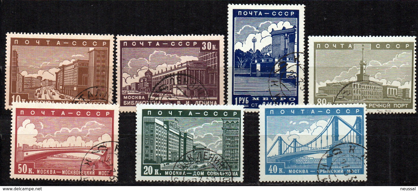 Serie  Nº 698/704  Rusia - Usados