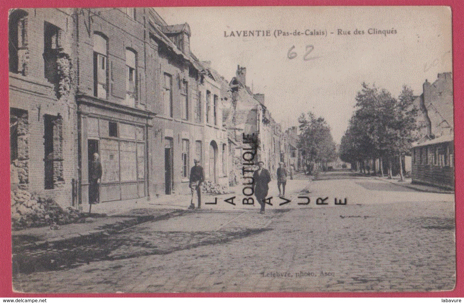 62 - LAVENTIE----Rue Des Clinques--animé - Laventie