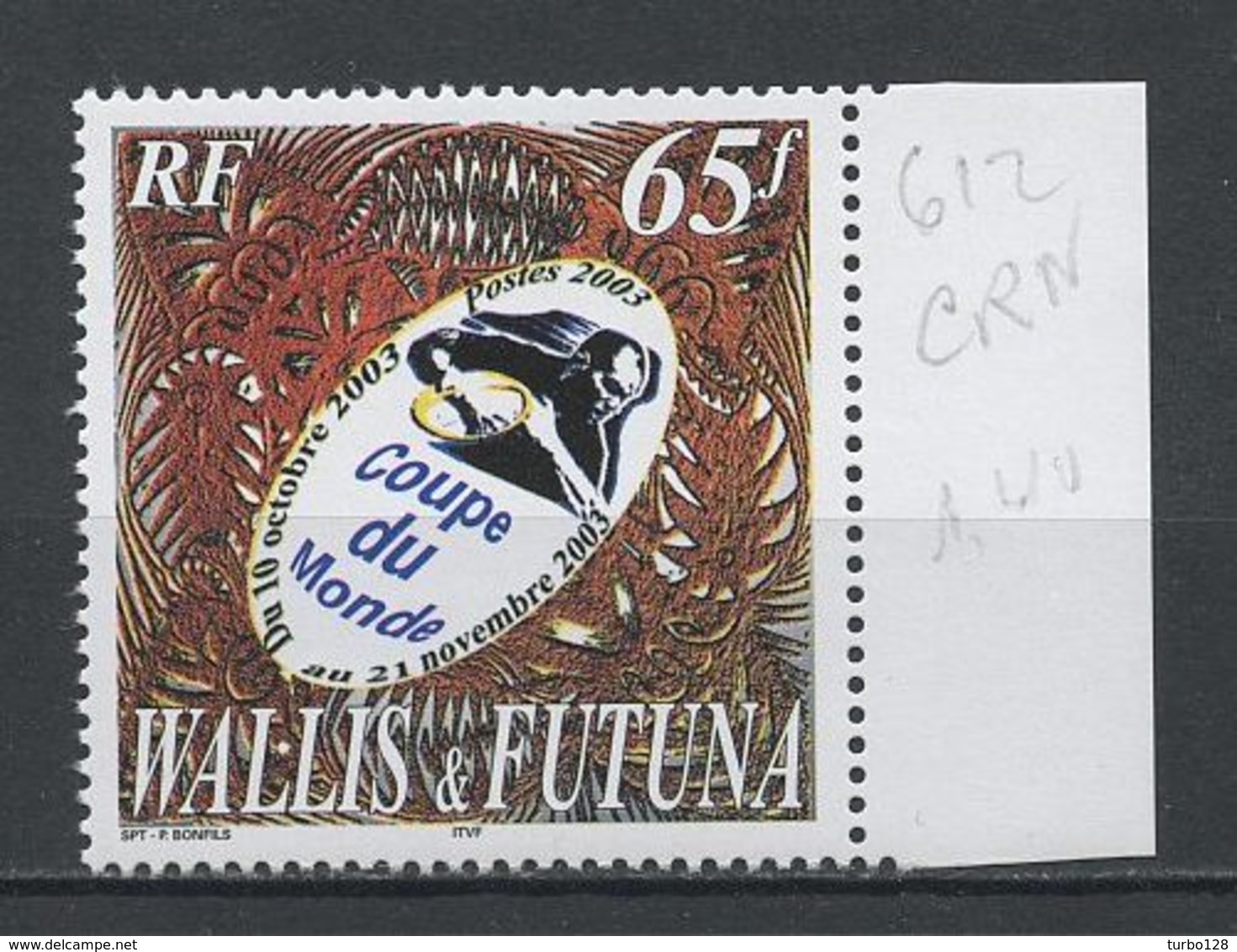 Wallis Futuna 2003  N° 612 **  Neuf  MNH Superbe Sport Rugby - Neufs