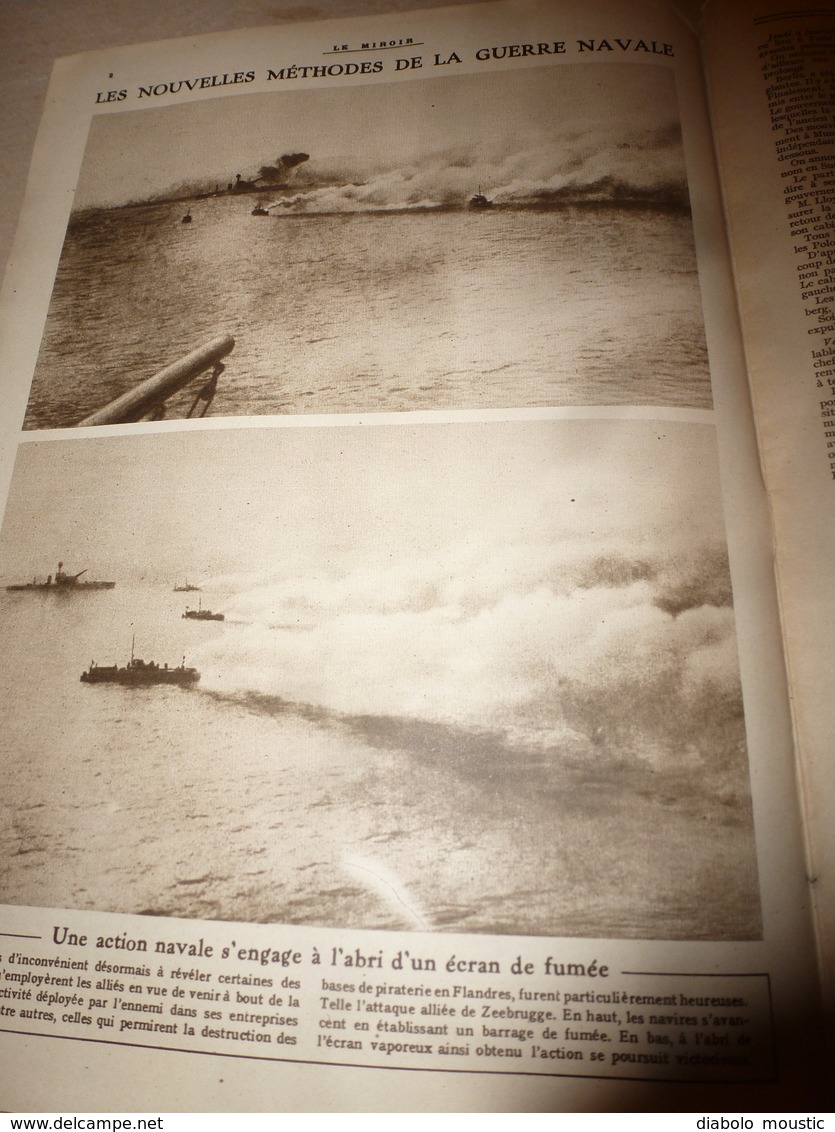 1919 LE MIROIR: Guerre Navale; La Nouvelle République Tchéco-Slovaque; Transport Des Trains à Travers Manche;Tokio ;etc - Francés