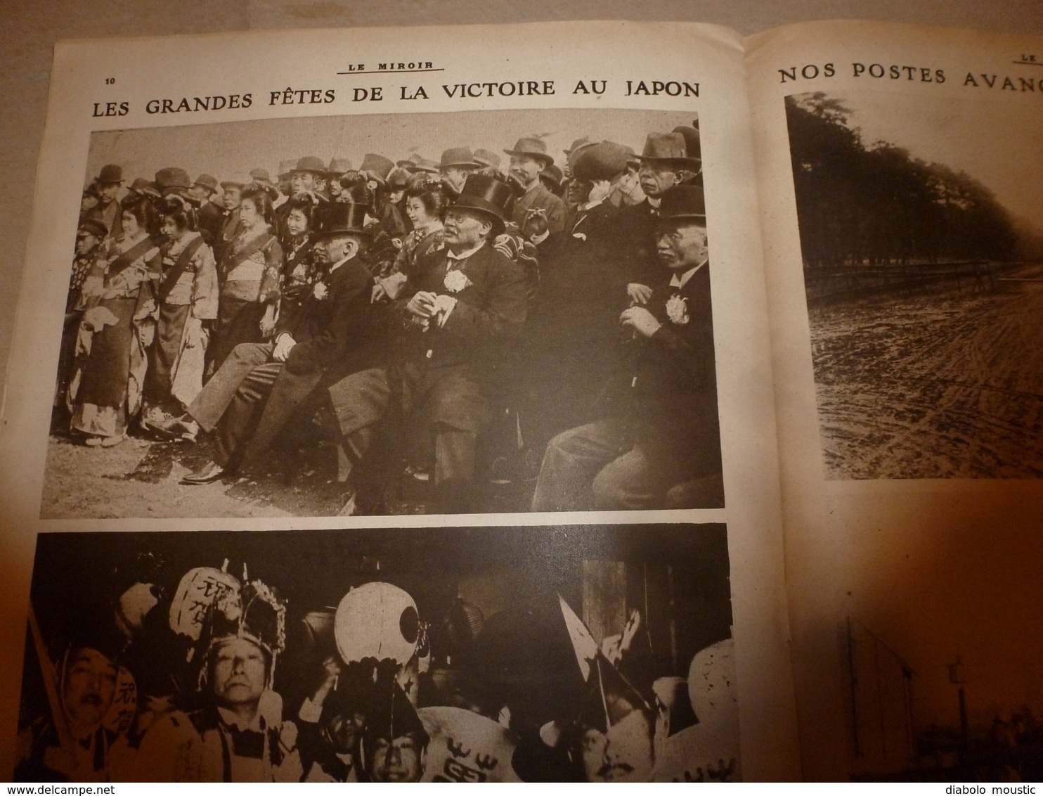 1919 LE MIROIR: Guerre navale; La nouvelle République Tchéco-Slovaque; Transport des trains à travers Manche;Tokio ;etc