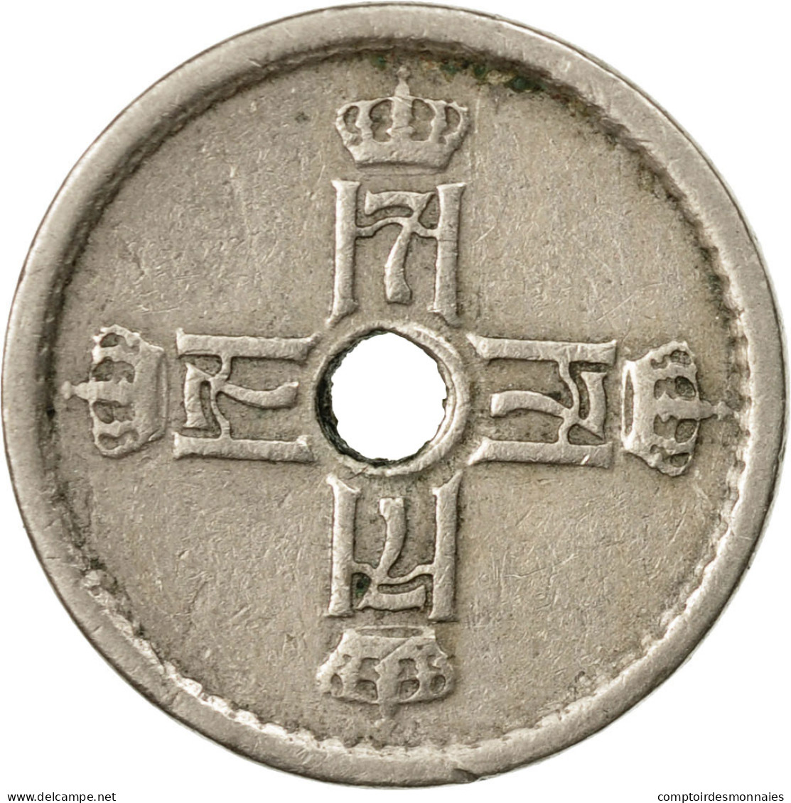 Monnaie, Norvège, Haakon VII, 25 Öre, 1924, TTB, Copper-nickel, KM:384 - Norvège