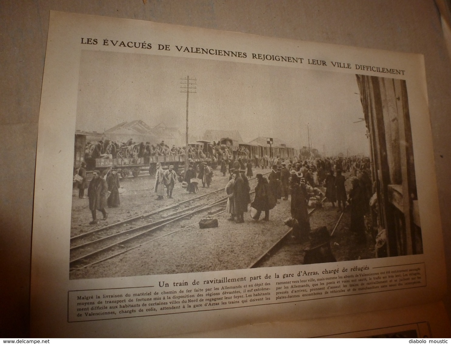 1919 LE MIROIR: Agram(Yougo-slavie;Douvres-Ostende;Weimar;Wimy et son charbon;Valenciennes;Hydravion NCI;etc