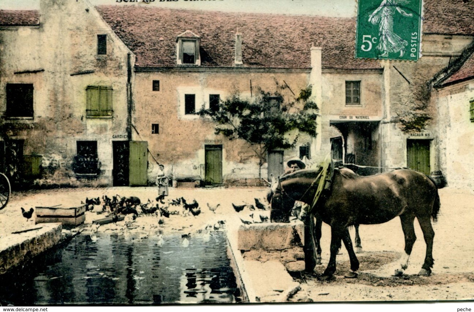 N°65307 -cpa Scènes Des Champs -retour à La Ferme- - Fermes