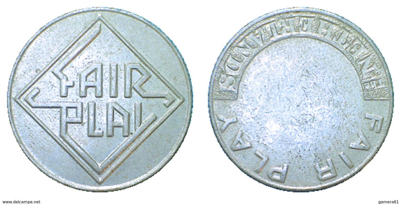 01959 GETTONE TOKEN JETON ARCADE AMUSEMENT FAIR PLAY THE NETHERLANDS - Other & Unclassified