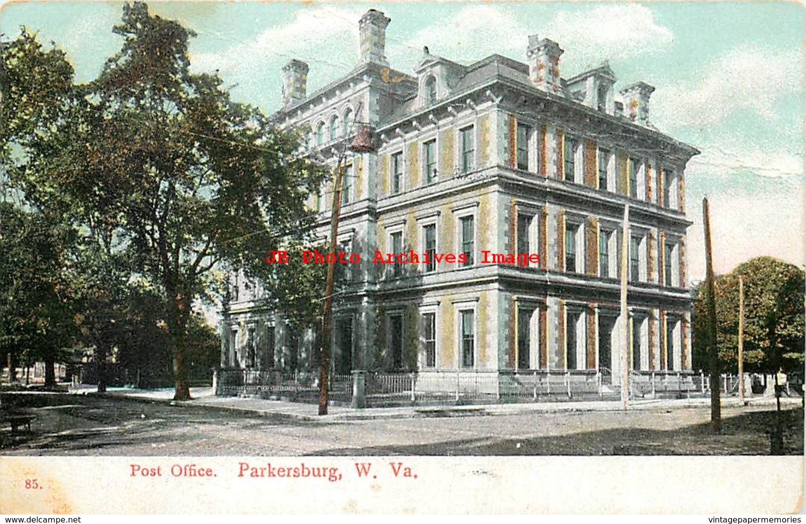 283209-West Virginia, Parkersburg, Post Office, C.E. Wheelock No 85 - Parkersburg