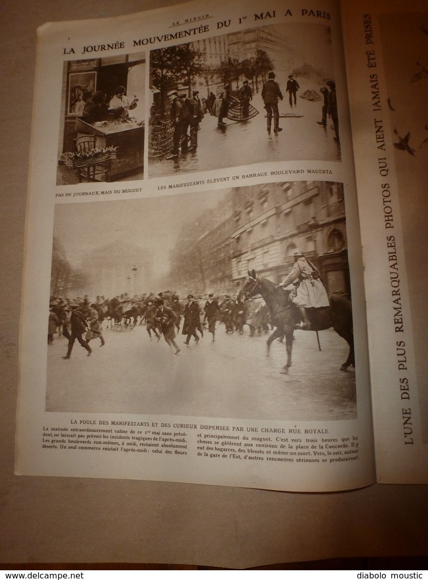 1919 LE MIROIR:Bizarre;Reine Marie inaugure Nouvel ORIENT-ESPRESS;Retour des danois du SCHLESWIG;Anzacs à London;etc