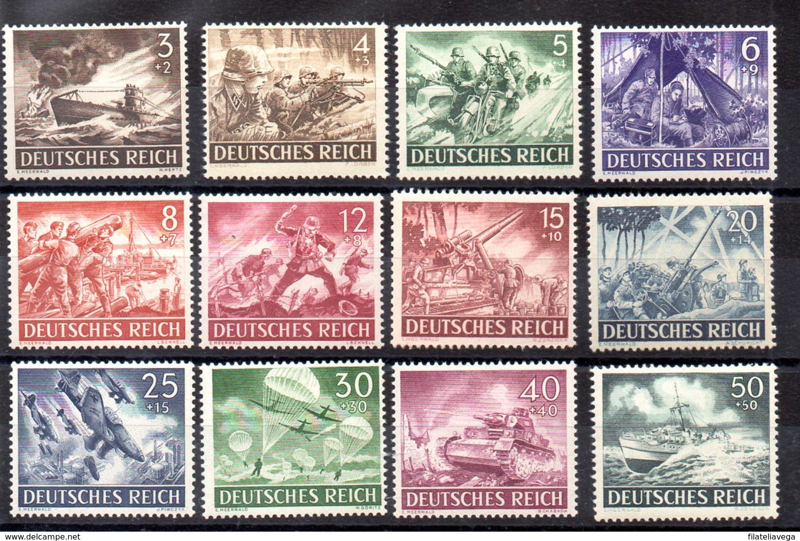 Serie De Alemania Imperio N ºYvert 748/59 (**) - Nuevos