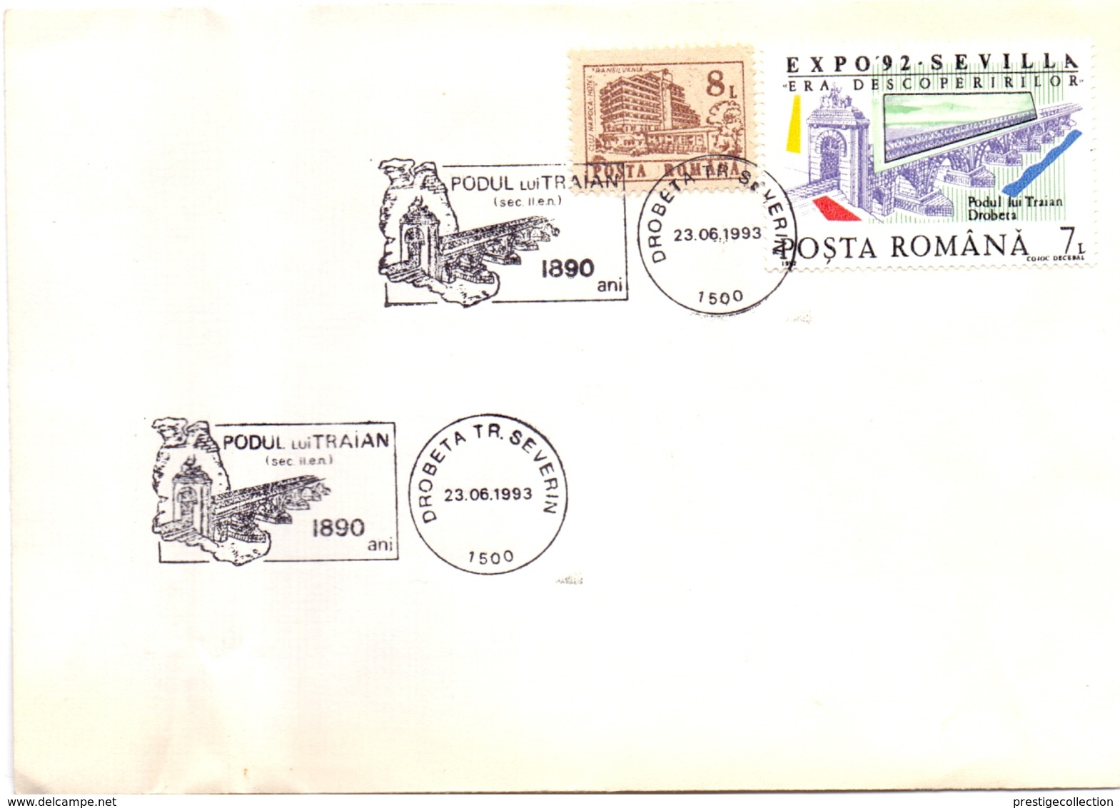 ROMANIA BRIDGE TRAIAN   1993 (SET180224) - Ponti