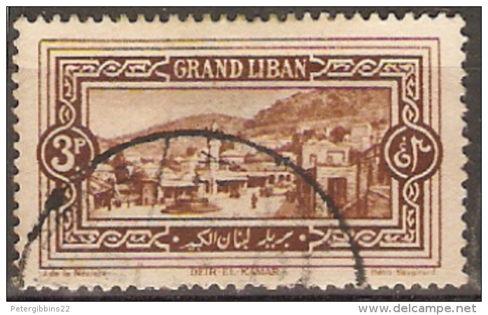 Lebanon  1925 SG  67    Fine Used - Líbano