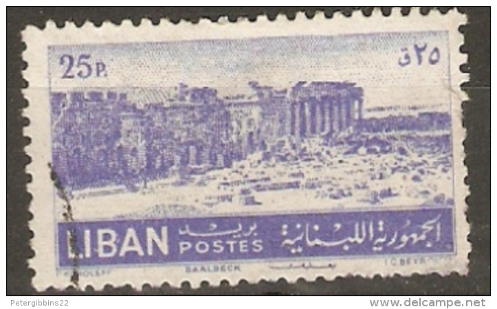 Lebanon  1952  SG  458  Fine Used - Líbano