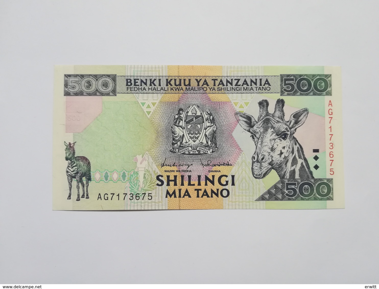 TANZANIA 500 SHILINGI 1997 - Tanzania
