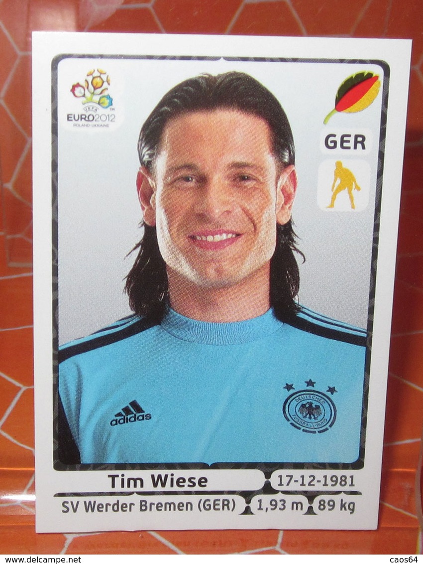 EURO2012 PANINI N. 230 WIESE  STICKER NEW CON VELINA - Edizione Italiana