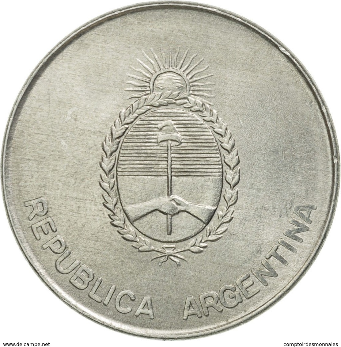 Monnaie, Argentine, 1000 Australes, 1990, TTB, Aluminium, KM:105 - Argentinië
