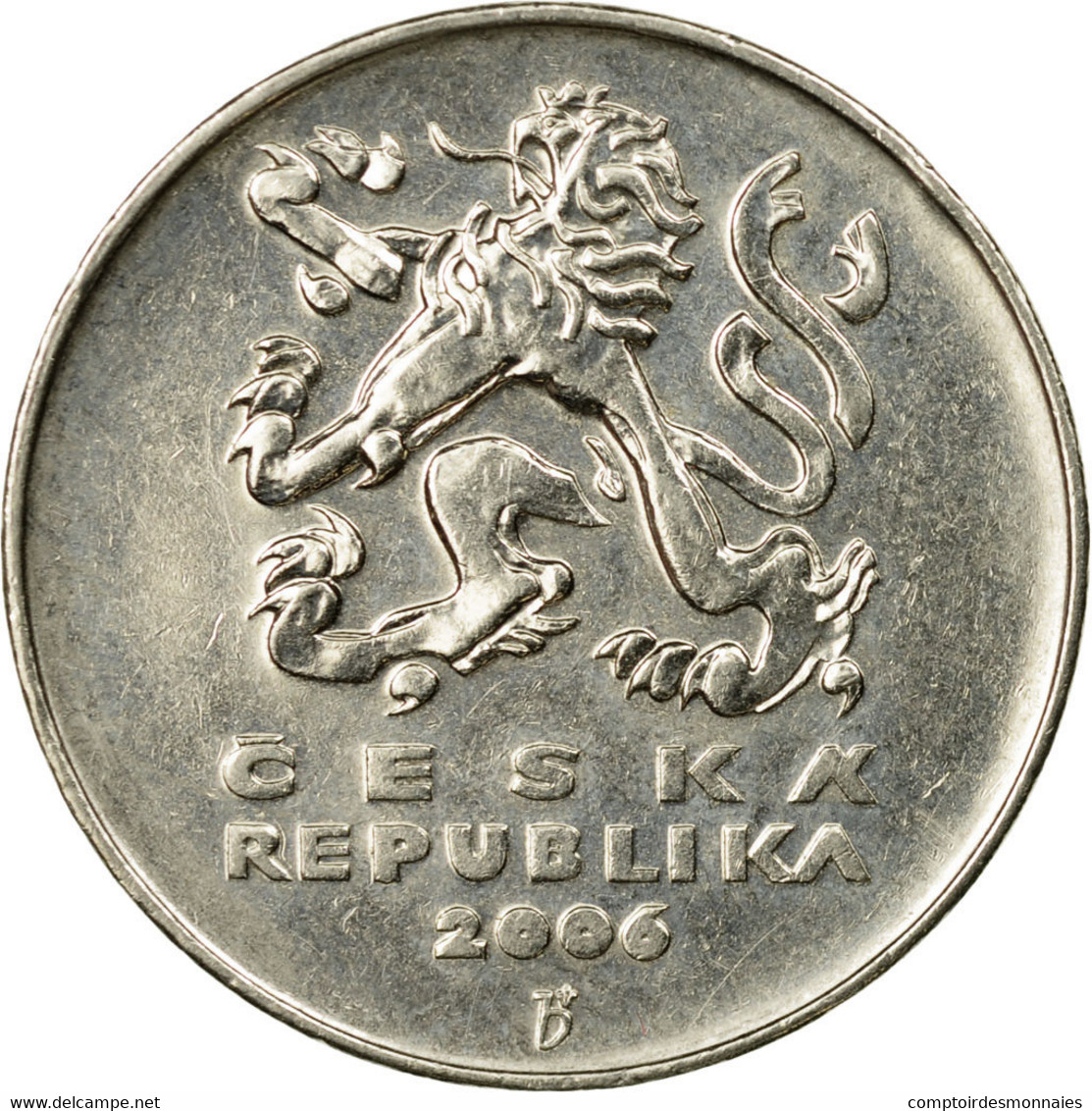 Monnaie, République Tchèque, 5 Korun, 2006, TTB, Nickel Plated Steel, KM:8 - Tchéquie