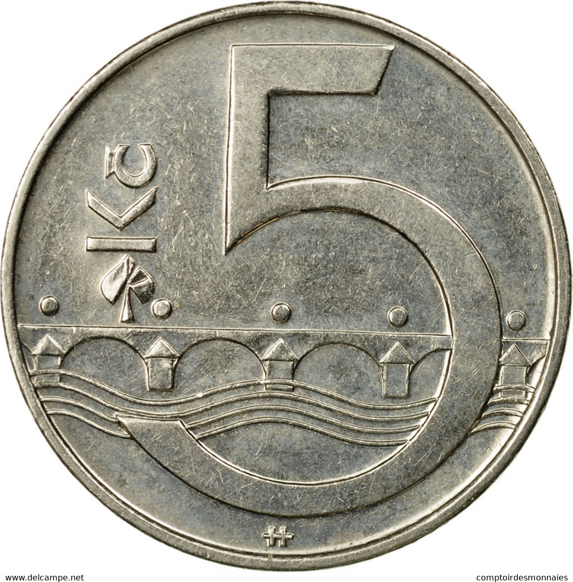 Monnaie, République Tchèque, 5 Korun, 2006, TTB, Nickel Plated Steel, KM:8 - Tchéquie