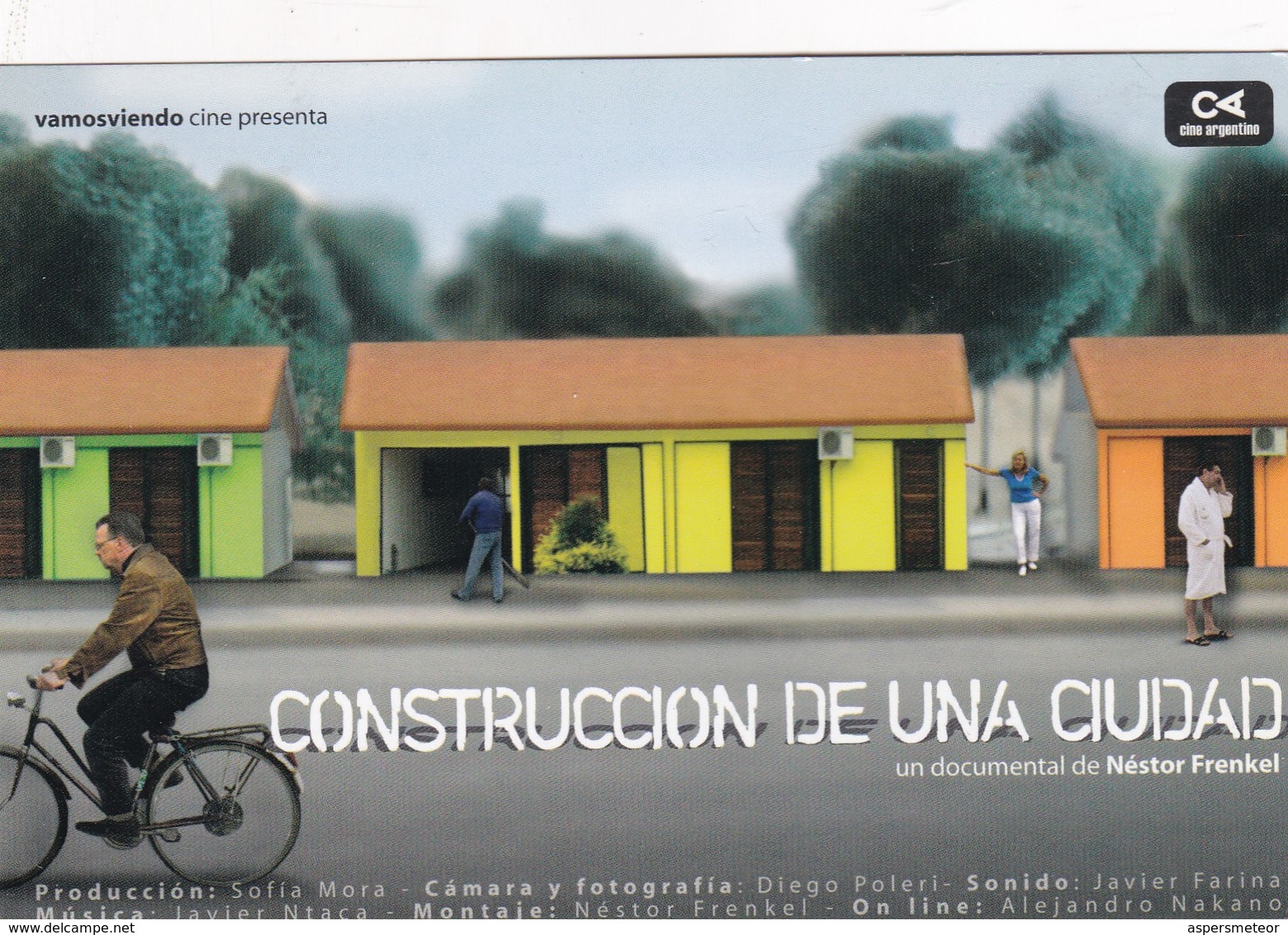CONSTRUCCIONES DE UNA CIUDAD, NESTOR FRENKEL. INCAA. CIRCA 2010's- BLEUP - Posters On Cards
