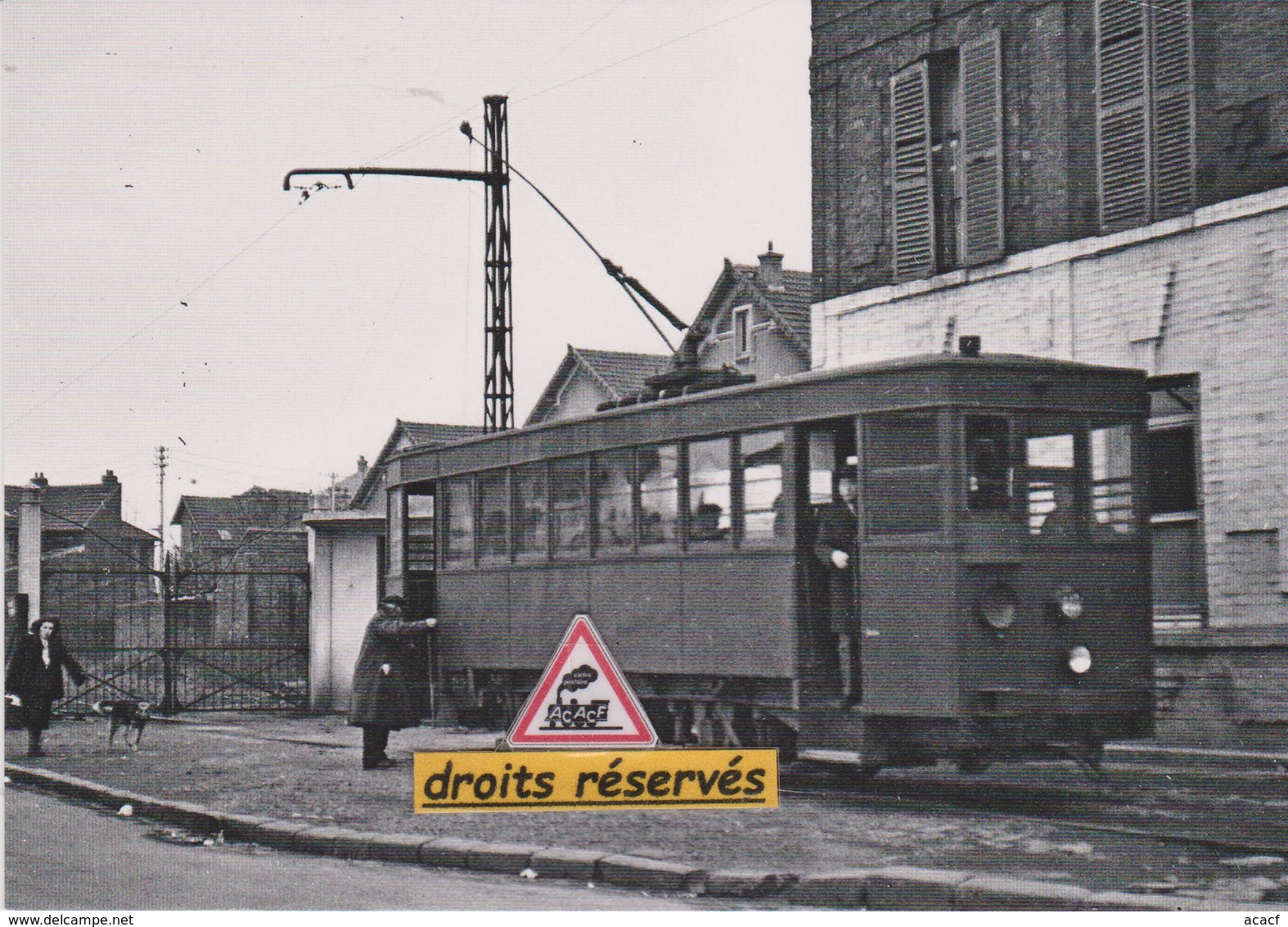 Motrice Thomson Du Tramway De Villiers-le-Bel (95)  - - Villiers Le Bel