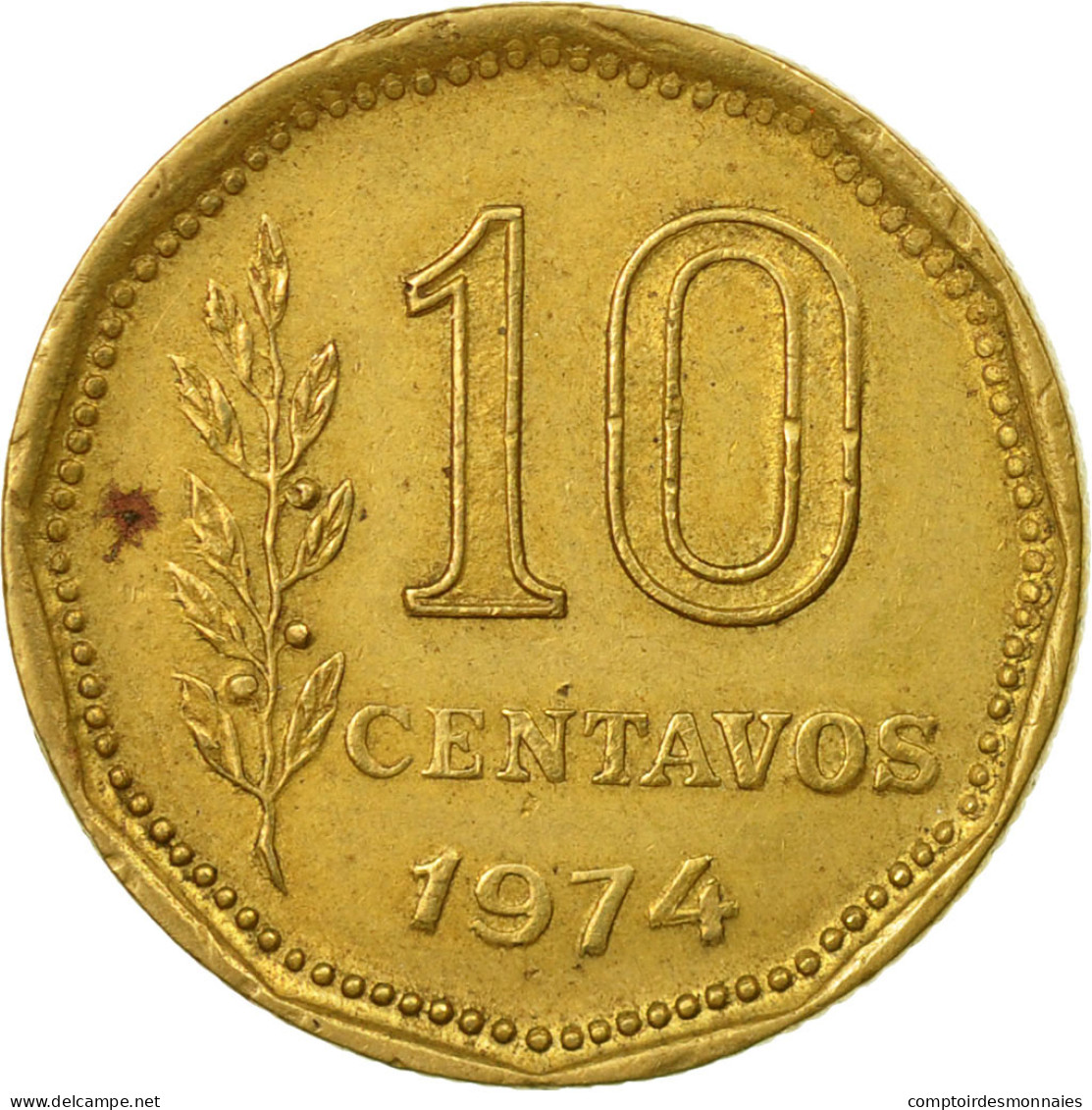 Monnaie, Argentine, 10 Centavos, 1974, TTB, Aluminum-Bronze, KM:66 - Argentine