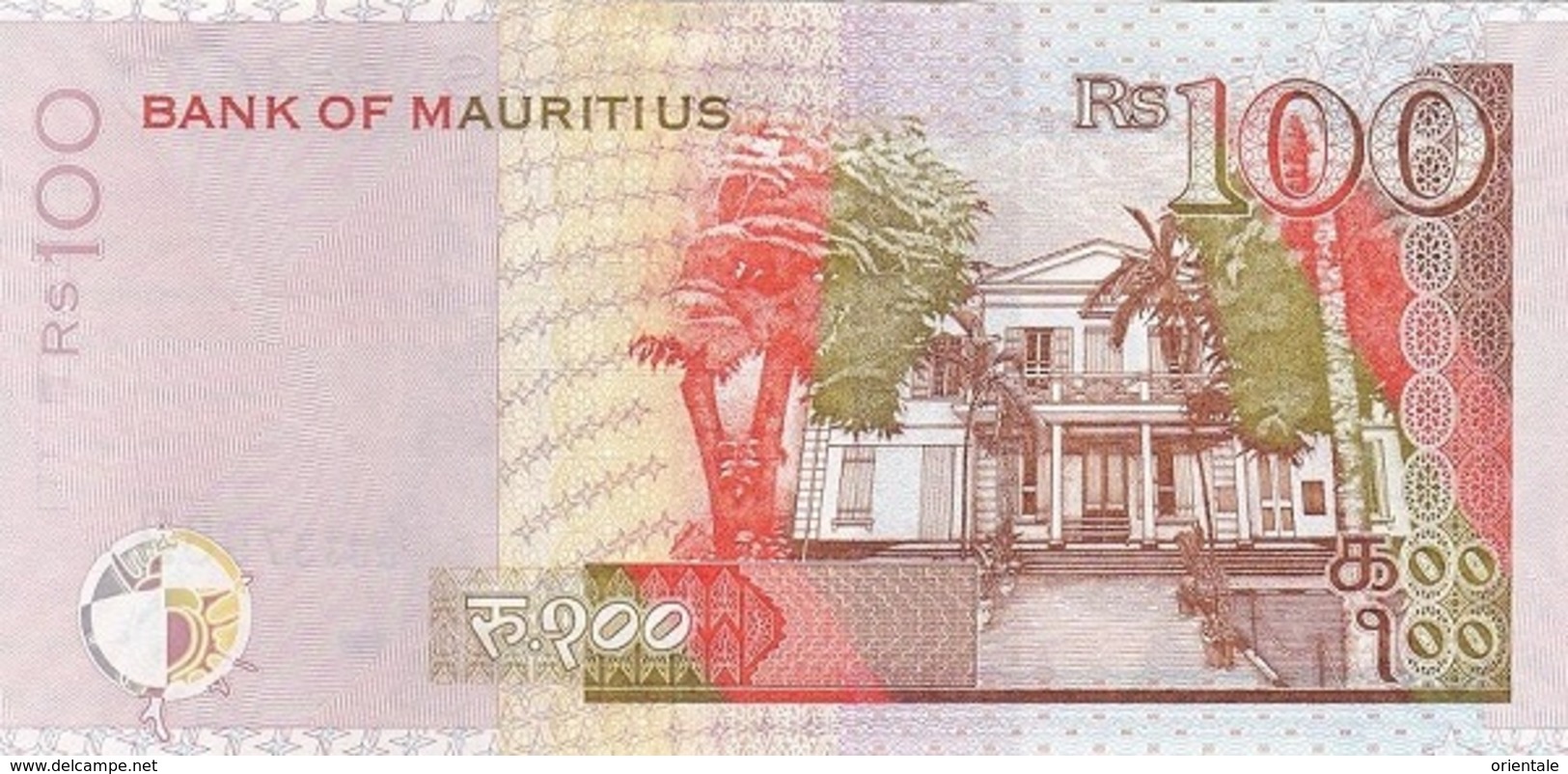 MAURITIUS P. 56f 100 R 2017 UNC - Mauritius