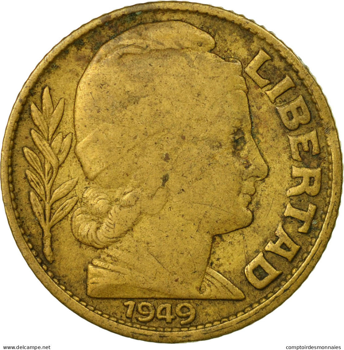 Monnaie, Argentine, 10 Centavos, 1949, TB+, Aluminum-Bronze, KM:41 - Argentine