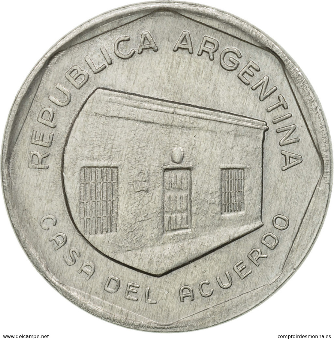 Monnaie, Argentine, 10 Australes, 1989, TTB, Aluminium, KM:102 - Argentine