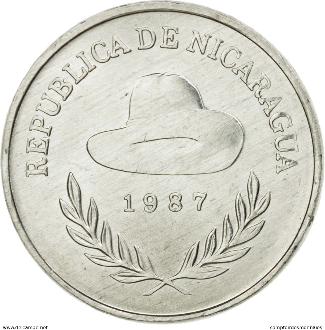 Monnaie, Nicaragua, 25 Centavos, 1987, TTB, Aluminium, KM:57 - Nicaragua