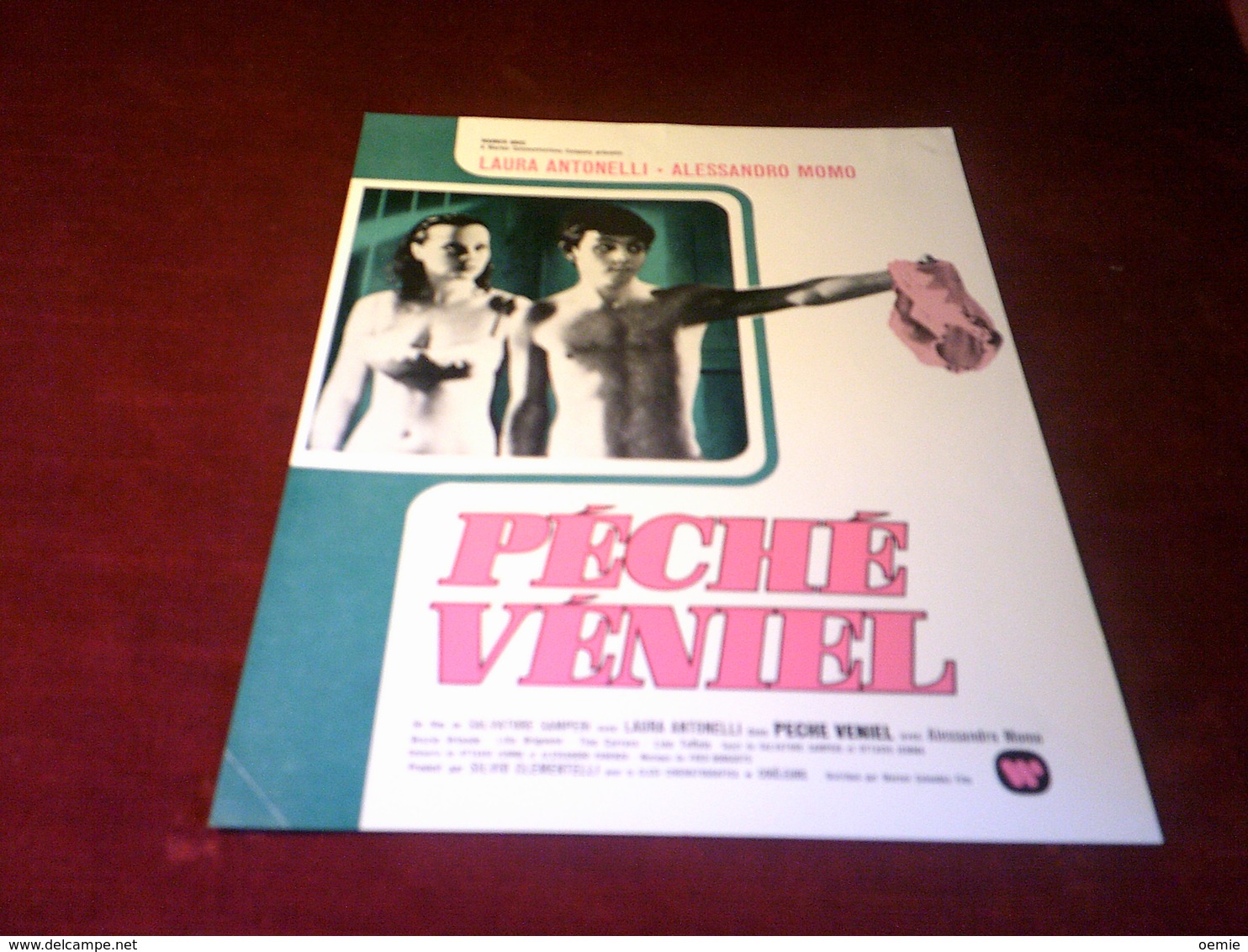 CINEMA  PLV  °° PECHE  VENIEL  24 X 30 - Publicité Cinématographique