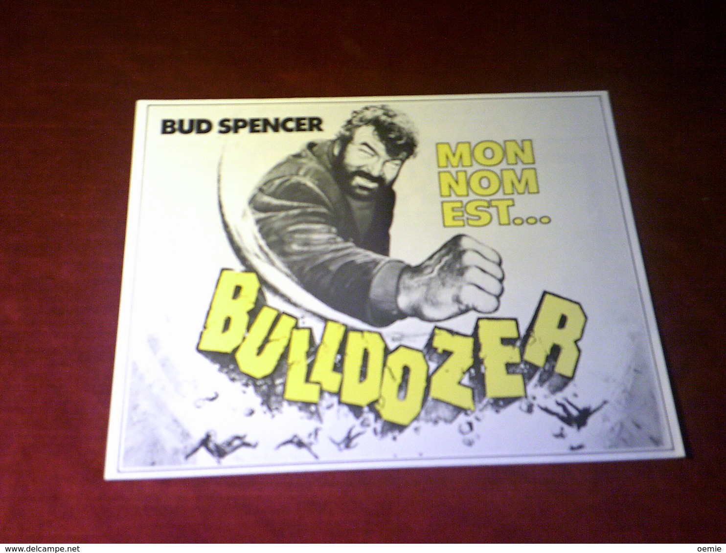 CINEMA  PLV  °° BUD SPENCER   MON NOM EST BULLDOZER   24 X 30 - Publicité Cinématographique