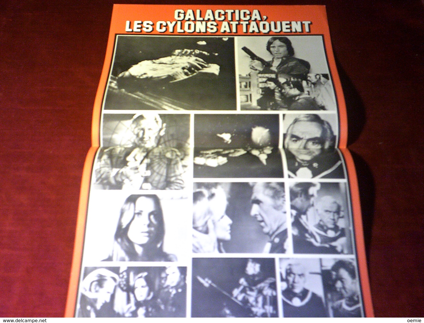 CINEMA  PLV  °°  GALACTICA  LES CYLONS  ATTAQUENT   24 X 30 - Pubblicitari