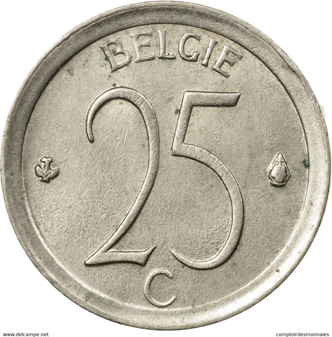 Monnaie, Belgique, 25 Centimes, 1973, Bruxelles, SUP, Copper-nickel, KM:154.1 - 25 Centimes