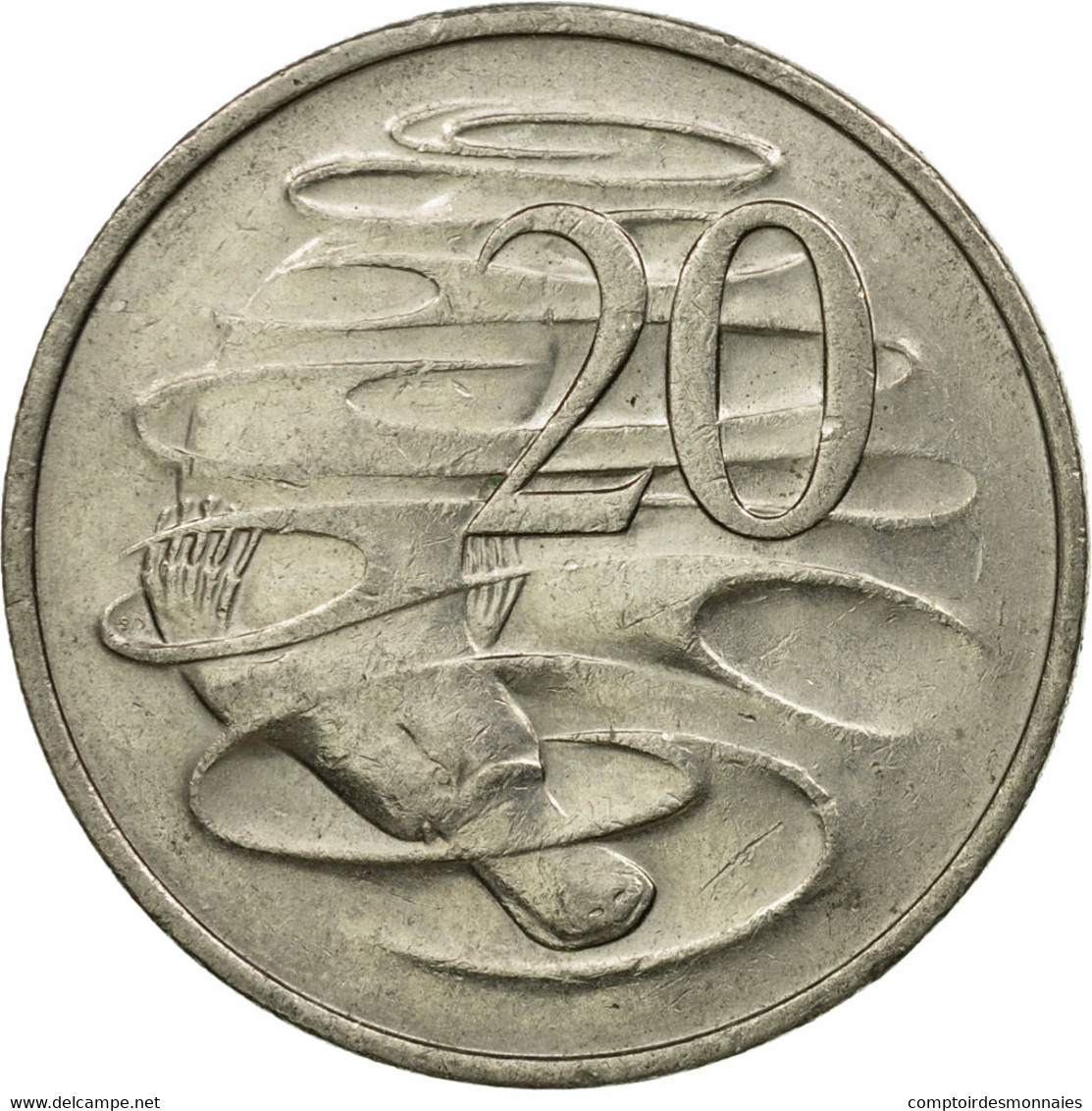 Monnaie, Australie, Elizabeth II, 20 Cents, 1982, TTB, Copper-nickel, KM:66 - 20 Cents