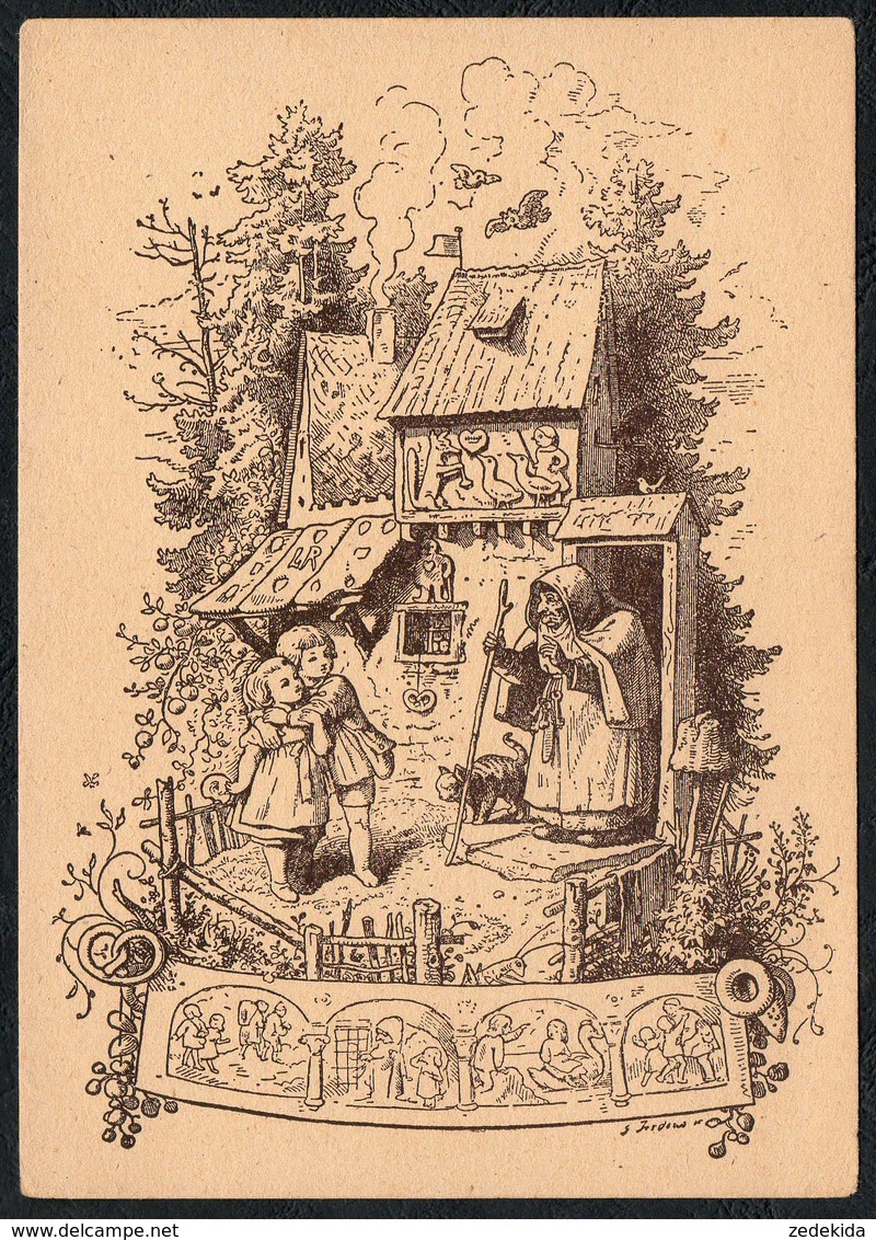 B7790 - Ludwig Richter - Künstlerkarte - Märchen Hänsel Und Gretel - G. Jokisch Leipzig - Richter, Ludwig