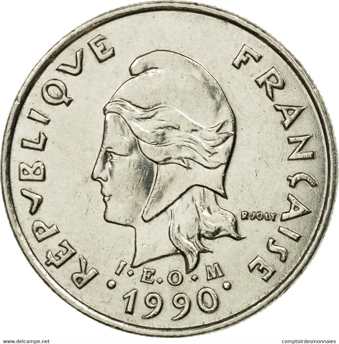Monnaie, Nouvelle-Calédonie, 10 Francs, 1990, Paris, TTB, Nickel, KM:11 - Nouvelle-Calédonie