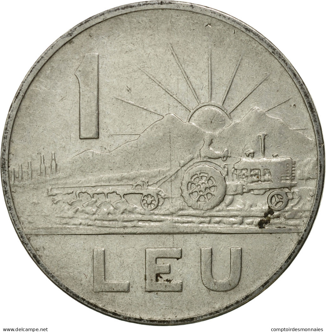 Monnaie, Roumanie, Leu, 1966, TTB, Nickel Clad Steel, KM:95 - Roumanie