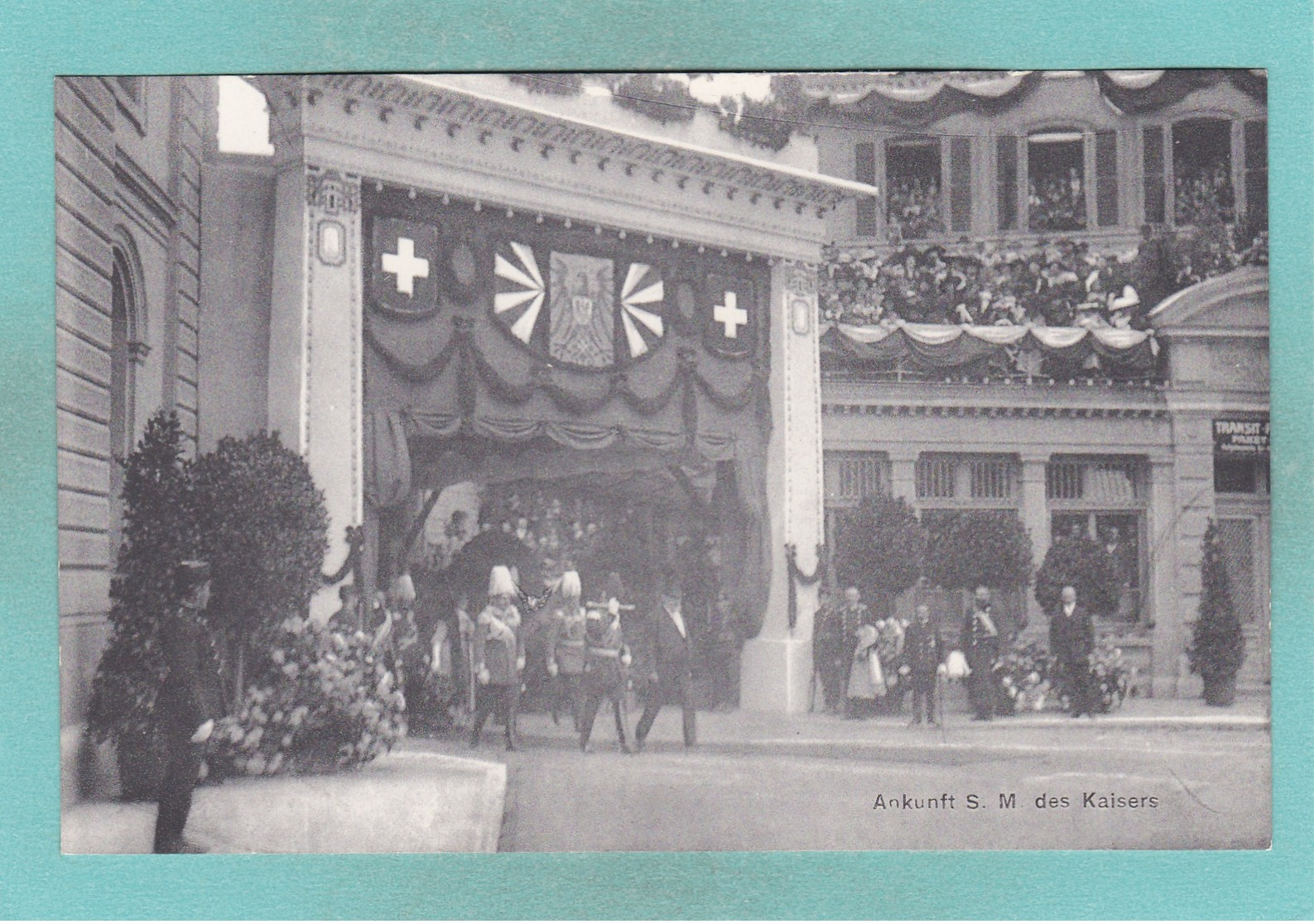 Old Post Card Of Origiaufnahme Vom Besuch Seiner Majestat,Kaiser Wilhelm Ll In Bern,1912,S61. - Freiburg I. Br.